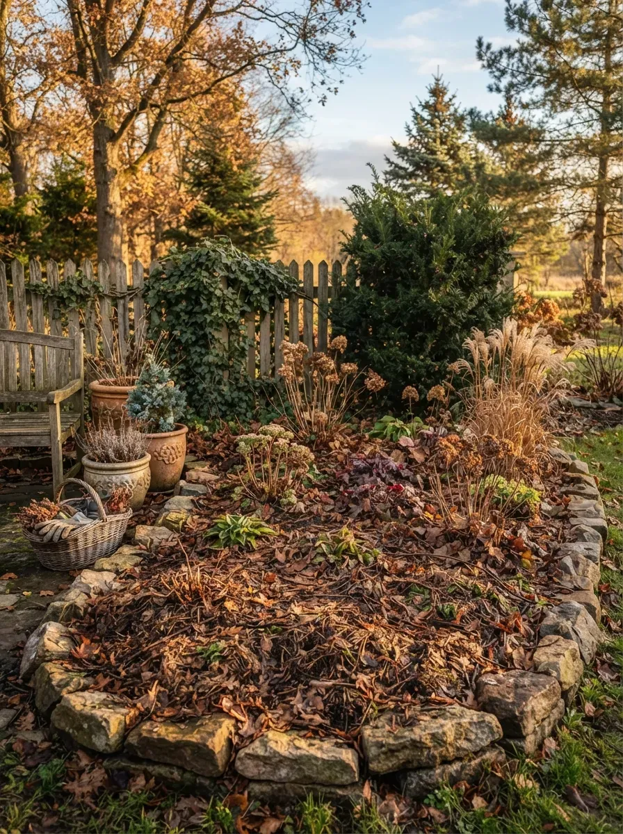 Colorful cool-season flowers blooming brightly in a fresh early spring garden.