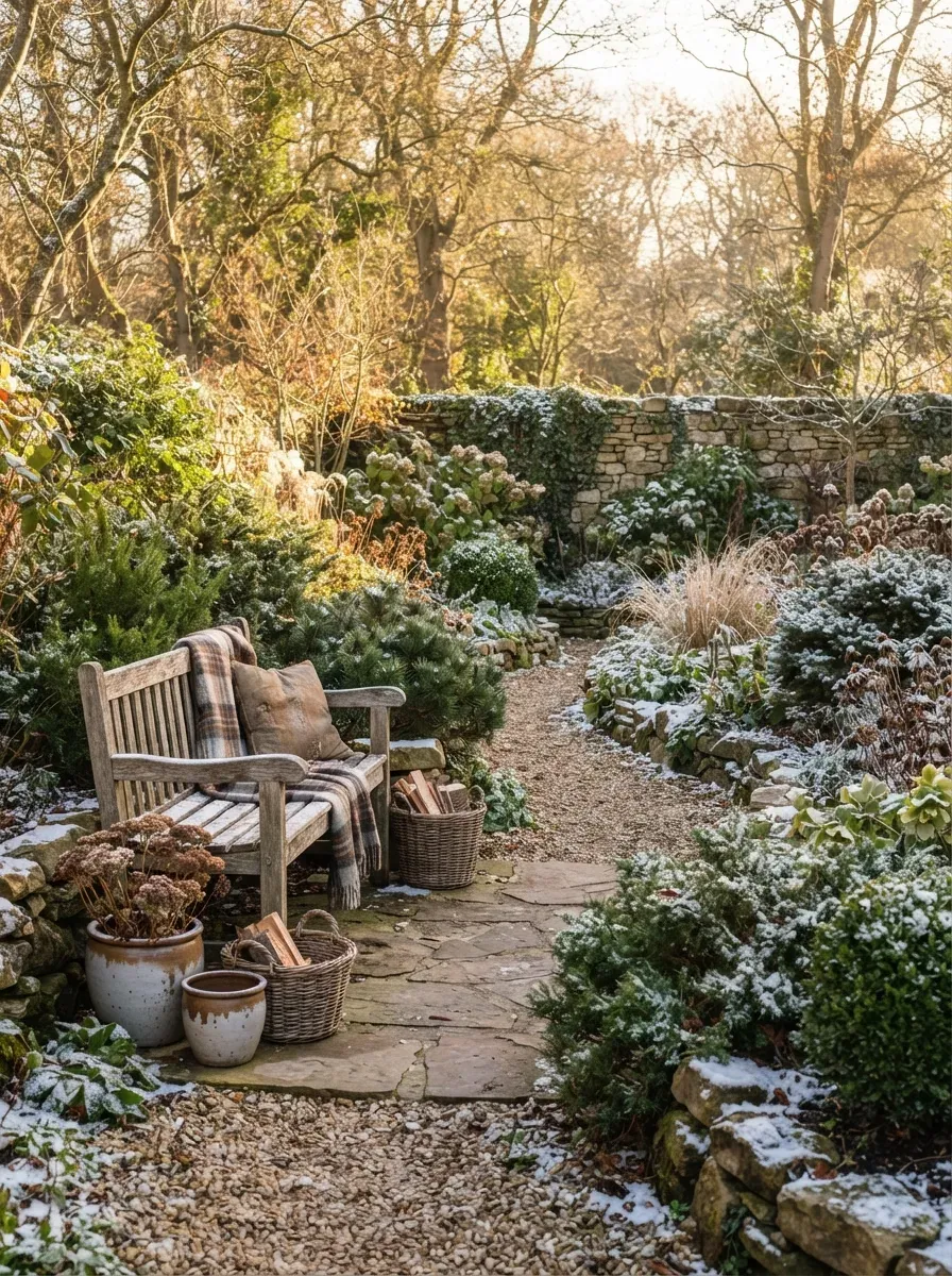 Graceful ornamental grasses adding texture and movement to a cold climate garden.